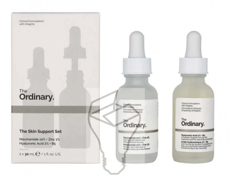 The Ordinary The Skin Support Set veido serumų rinkinys, 2 x 30 ml