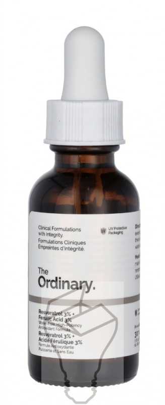 The Ordinary Resveratrol 3% + Ferulic Acid 3% veido serumas, 30 ml