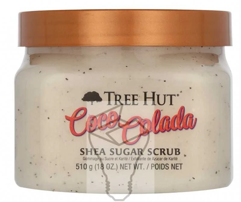 Tree Hut Coco Colada Taukmedžio šveitiklis su cukrumi, 510g