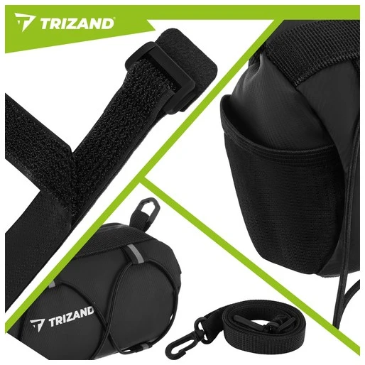 Trizand 1,5 l dviračio krepšys ant vairo