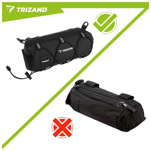 Trizand 1,5 l dviračio krepšys ant vairo