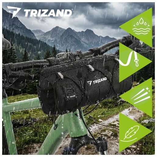 Trizand 1,5 l dviračio krepšys ant vairo