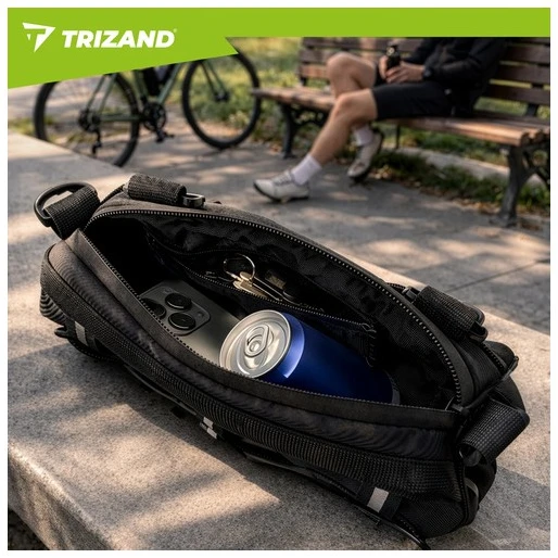 Trizand 1,5 l dviračio krepšys ant vairo