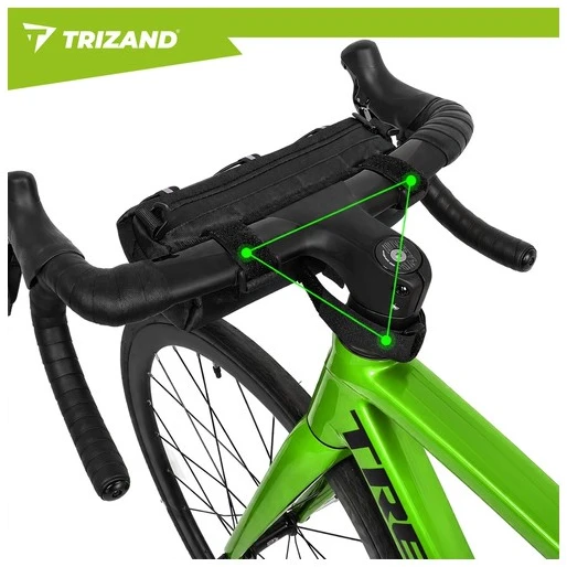 Trizand 1,5 l dviračio krepšys ant vairo