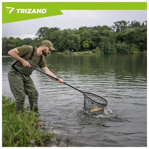Trizand 230 cm teleskopinis žvejybos graibštas