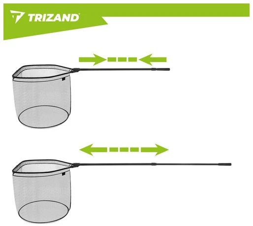 Trizand 230 cm teleskopinis žvejybos graibštas