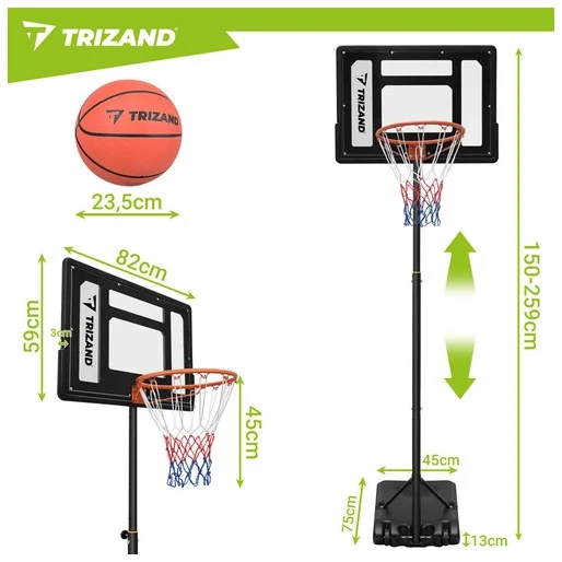 Trizand 259 cm krepšinio lankas