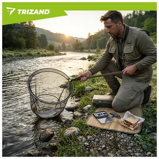 Trizand 335 cm teleskopinis žvejybos graibštas
