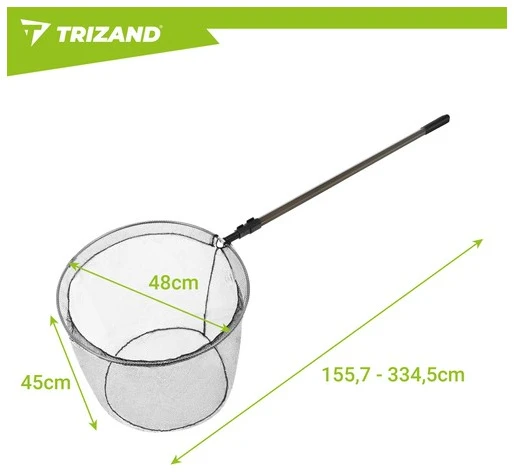 Trizand 335 cm teleskopinis žvejybos graibštas
