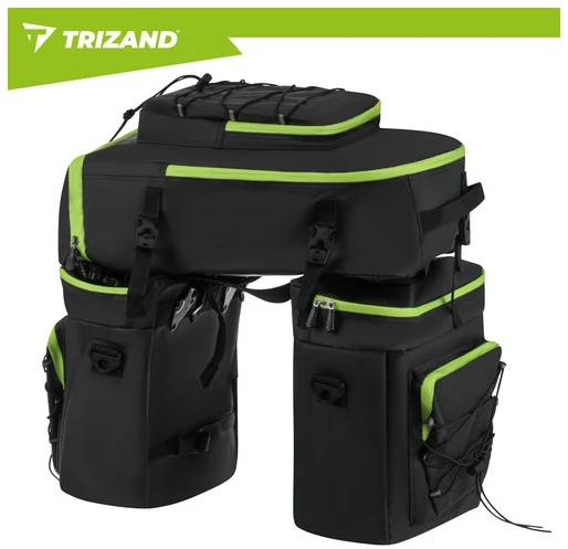Trizand 53L Atsparus vandeniui Bicycle Bag