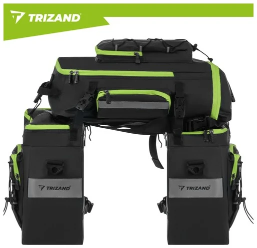 Trizand 53L Atsparus vandeniui Bicycle Bag