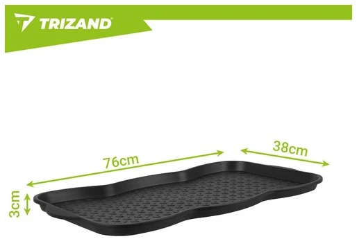 Trizand batų kilimėlis su nuotekiu 76x38cm