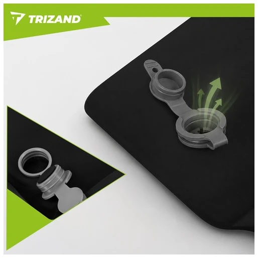 Trizand savaime pripučiamas dvigubas čiužinys