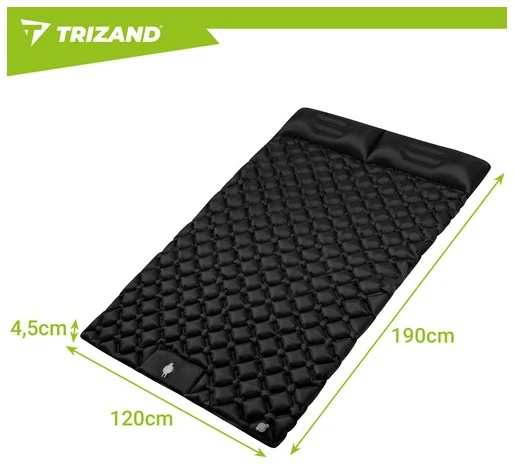 Trizand savaime pripučiamas dvigubas čiužinys