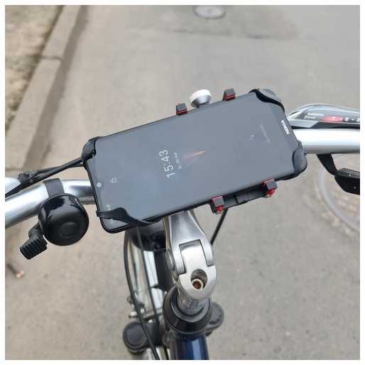 Trizand Bicycle Dviračio telefono laikiklis su gumine juostele U24907
