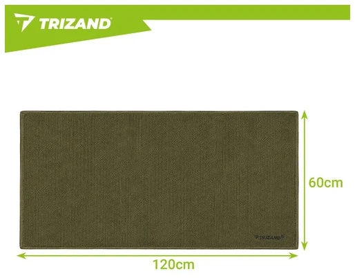 Greitai džiūstantis rankšluostis 120x60cm žalia Trizand