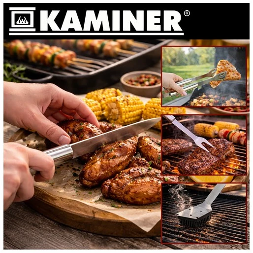 Trizand Barbecue utensil set - 6 pcs Kaminer 27178