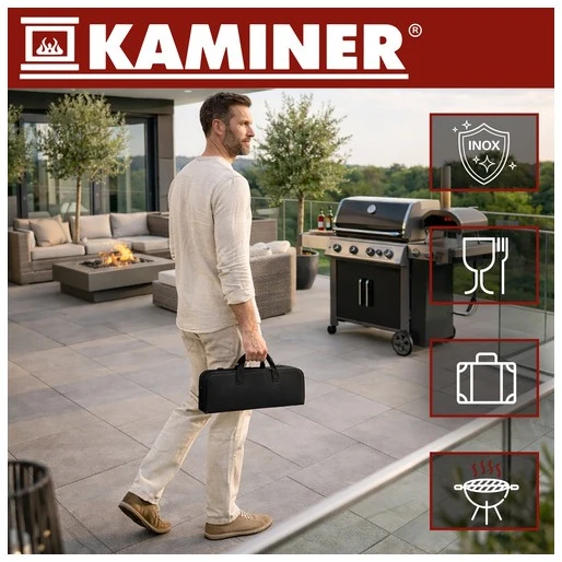 Trizand Barbecue utensil set - 6 pcs Kaminer 27178