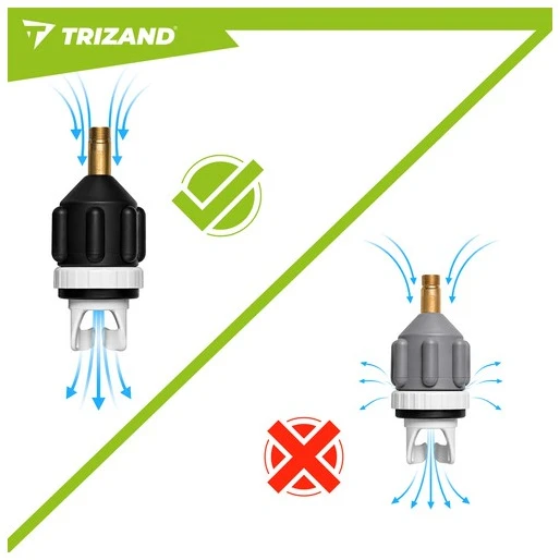 Trizand irklentės pripūtimo vožtuvo adapteris