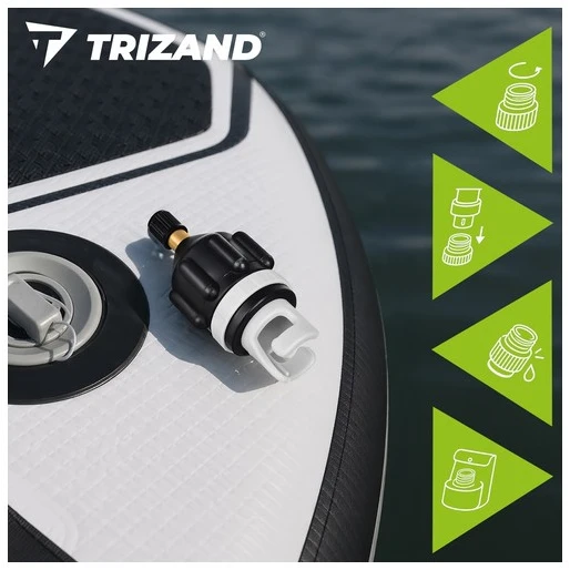 Trizand irklentės pripūtimo vožtuvo adapteris