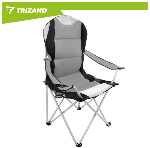 Trizand Juodas ir pilka žvejybos kėdė