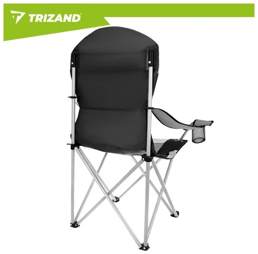 Trizand Juodas ir pilka žvejybos kėdė