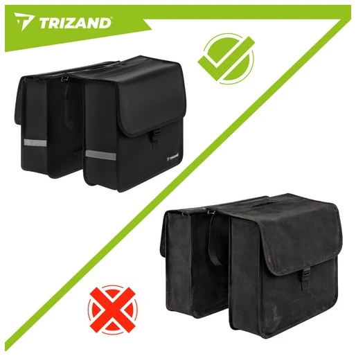 Trizand 28L dvigubas dviračio krepšys