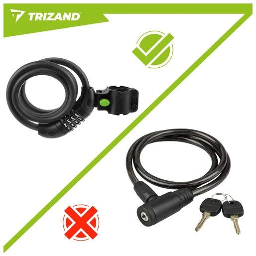 Trizand 120 cm dviračio užraktas