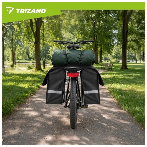 Trizand 28L dvigubas dviračio krepšys