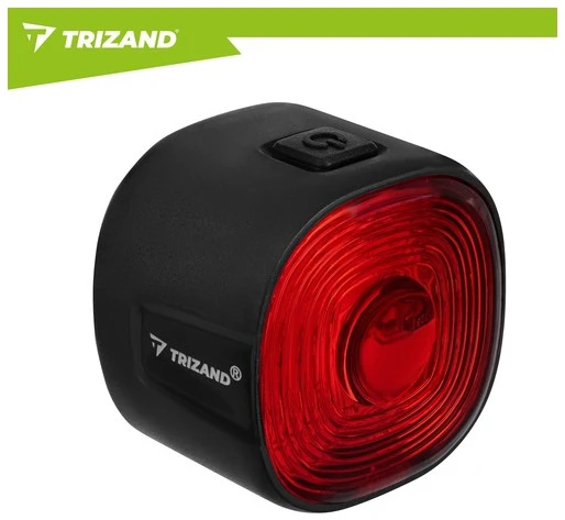 Trizand raudonas dviračio žibintas