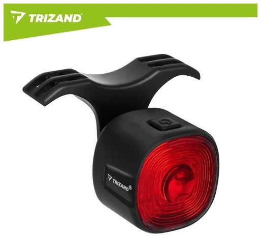 Trizand raudonas dviračio žibintas