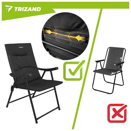 Trizand turistinė kėdė 59x70x91cm