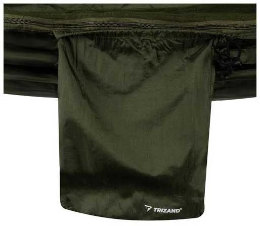 Turistinis hamakas su brezentu ir tinkleliu nuo uodų 260x140 cm Trizand