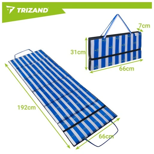 Trizand uolėtas paplūdimio kilimėlis
