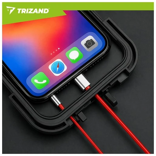 Trizand vandeniui atsparus telefono laikiklis dviračiui