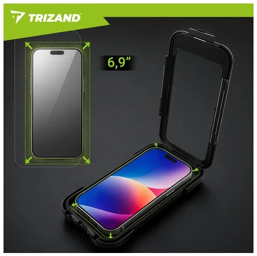 Trizand vandeniui atsparus telefono laikiklis dviračiui
