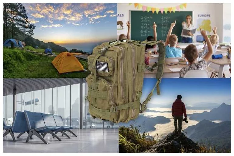 Trizand XL žalia karinė kuprinė