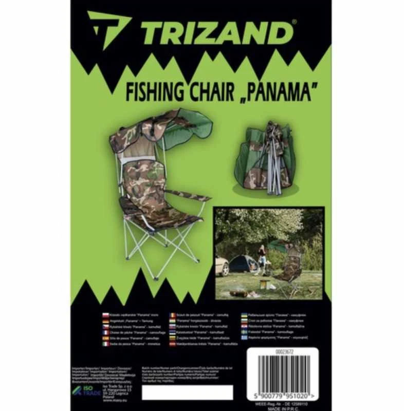 Trizand Žvejybos kėdė "Panama" camo 23672
