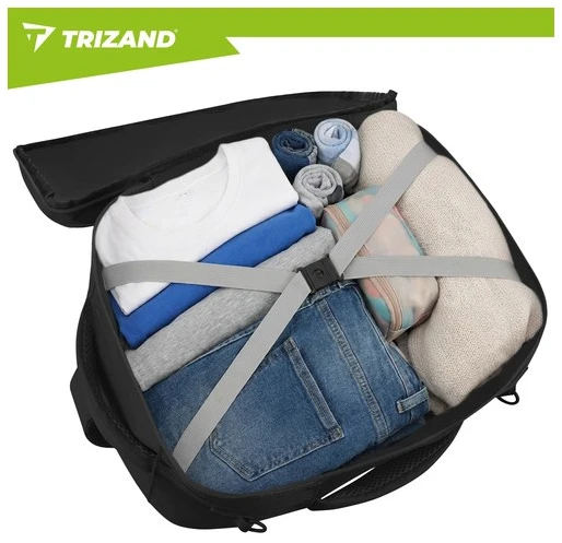 Plecak Trizand juodas 40x25x20cm hiking backpack
