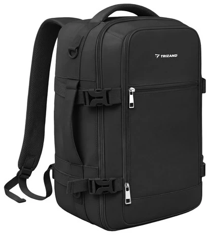 Trizand juodas 40x25x20cm hiking backpack