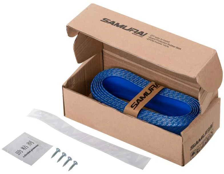 Universalus bamperio dangtis spoileris 2,5 m mėlynos spalvos