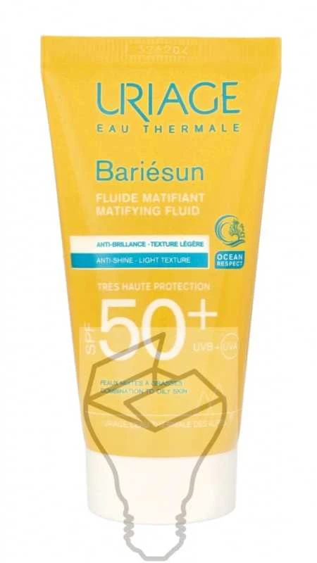 Uriage Bariesun Matting Fluid SPF 50+ matizuojantis apsauginis fluidas riebiai ir riebiai odai, 50 ml