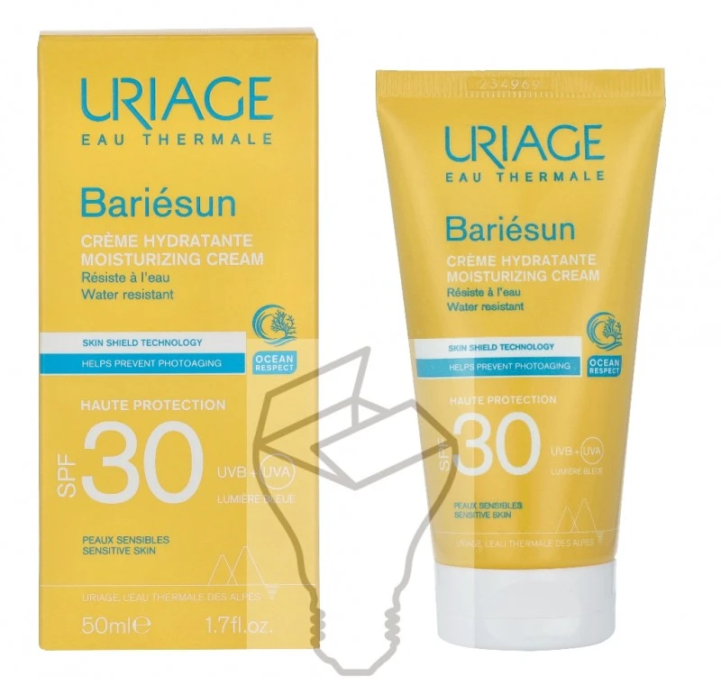 Uriage Bariésun High Protection Moisturizing Kreminis SPF 30 apsauginis kremas nuo saulės, 50 ml
