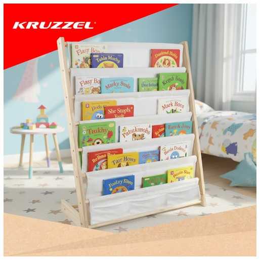 Kruzzel 25809 Children's Bookshelf