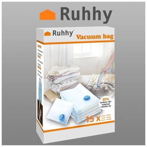 Vakuuminių maišelių rinkinys iš 15 vnt.Ruhhy 22129