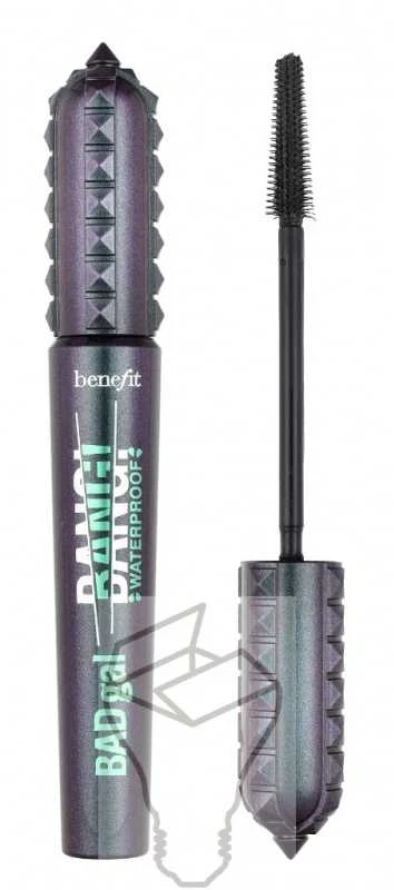 Benefit Bad Gal BANG! Atsparus vandeniui Volumizing Blakstienų tušas vandeniui atsparus tankinamasis blakstienų tušas, atspalvis: Intense Pitch Juodas, 8,5 g