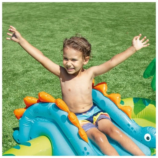 Pripučiamas baseinas (žaidimų aikštelė) INTEX Little Dino Play Center (1.91m x 1.52m x 0.58m)