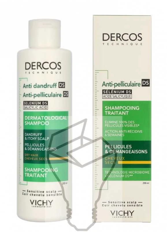 "Vichy Dercos" šampūnas nuo pleiskanų Plaukų pleiskanojimas 200ml