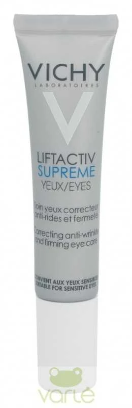 Vichy Liftactiv Supreme Paakių kremas stangrinamasis paakių kremas nuo raukšlių, 15 ml