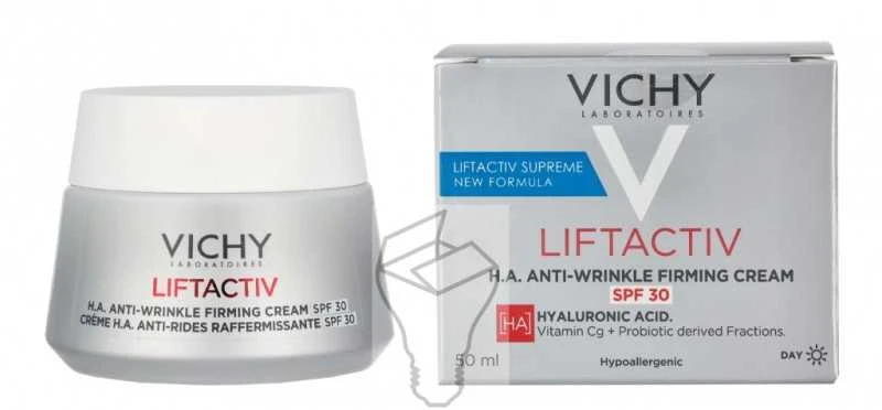 "Vichy Lifactiv Supreme HA Spf30 stangrinamasis veido kremas 50ml